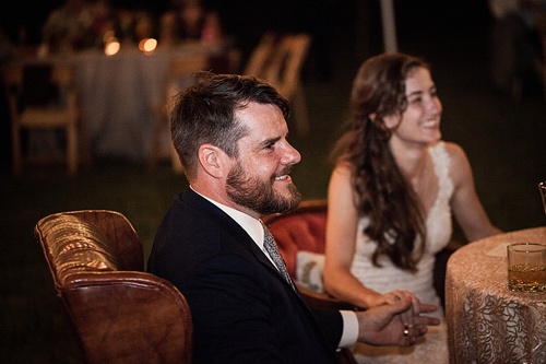 Beautiful boho-chic outdoor wedding at Blue Toad Cidery in Nelson County, Virginia with specialty rentals by Paisley & Jade 