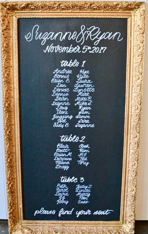 Happy Hand-Lettering! - Custom Guest Seating Charts - Paisley & Jade ...