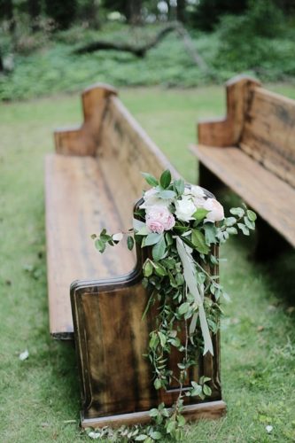 Paisley and Jade's Top Ten picks for beautiful wedding ceremony seating and designs that include items available for rent for your next event