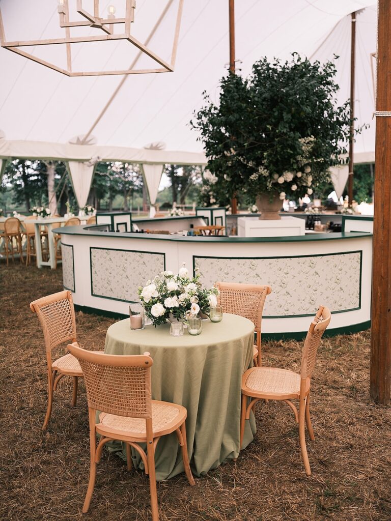 tented private estate wedding